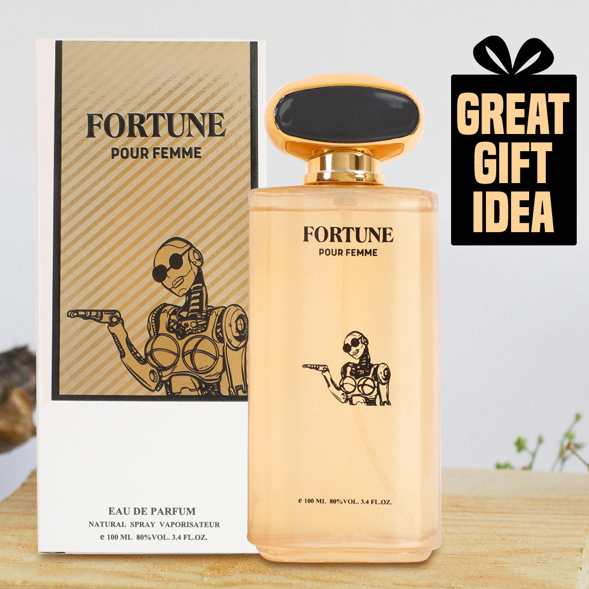 Fortune Pour Femme Spray Perfume Eau De Parfum For Women - 100ML/3.4 FL.OZ.