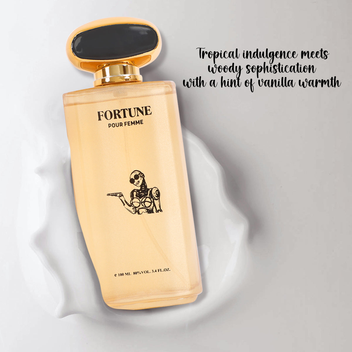 Fortune Pour Femme Spray Perfume Eau De Parfum For Women - 100ML/3.4 FL.OZ.