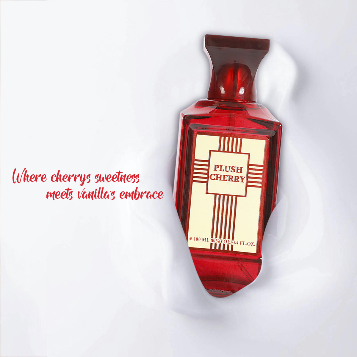 Plush Cherry Spray Perfume Eau De Parfum For Women - 100ML/3.4 FL.OZ.