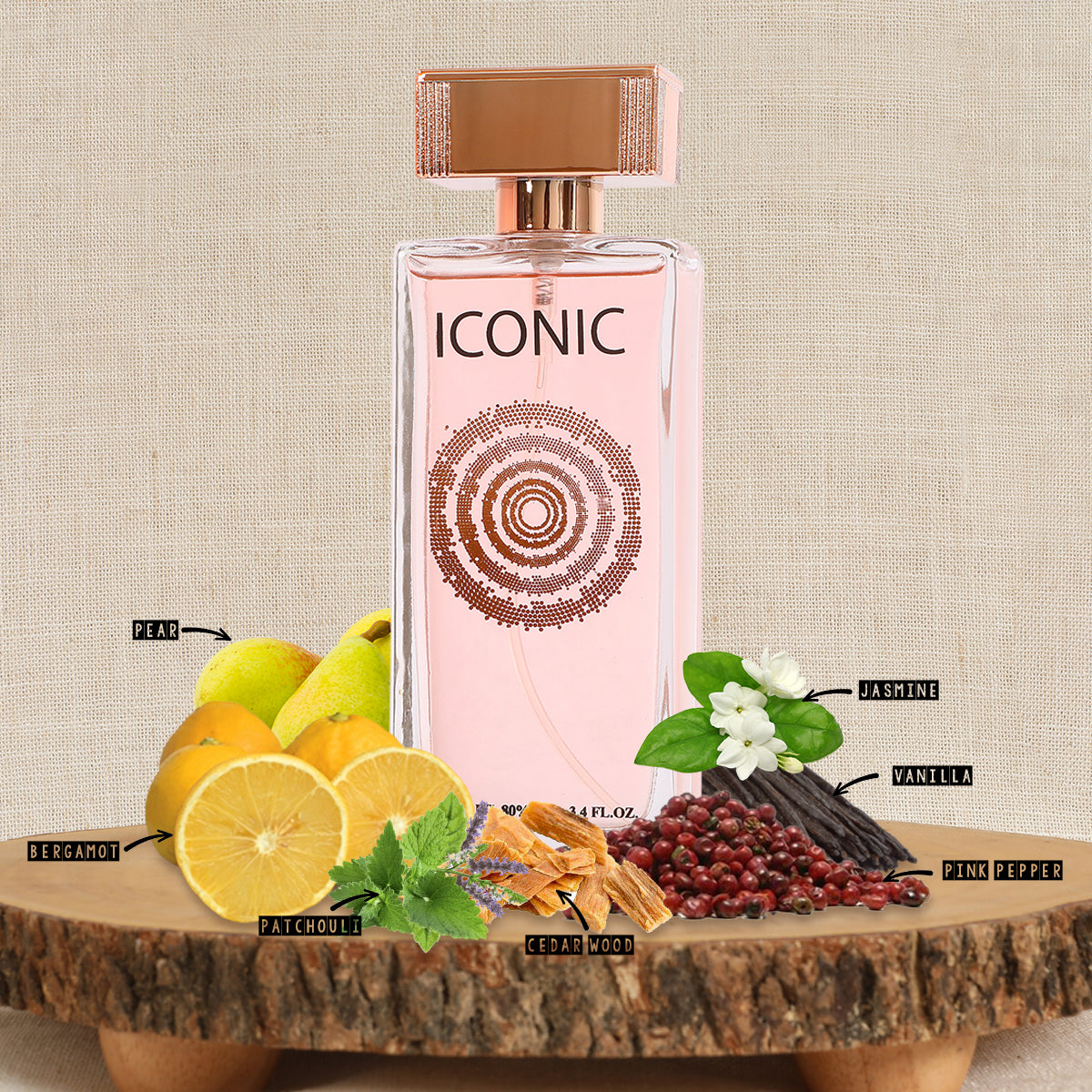 Iconic Spray Perfume Eau De Parfum For Women - 100ML/3.4 FL.OZ.