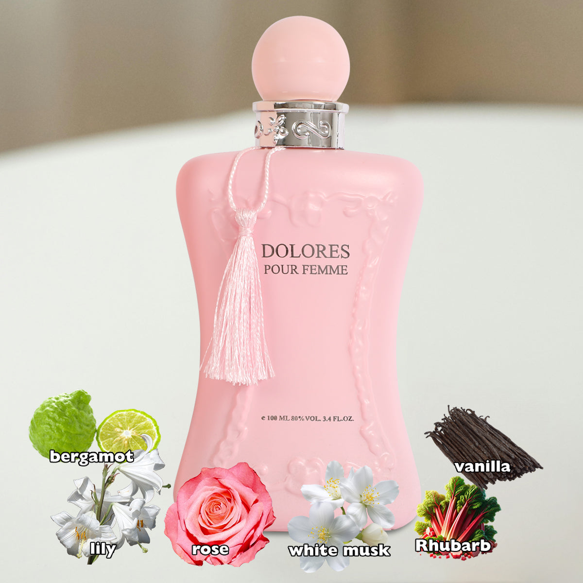 Dolores Pour Femme Spray Perfume Eau De Parfum For Women - 100ML/3.4 FL.OZ.