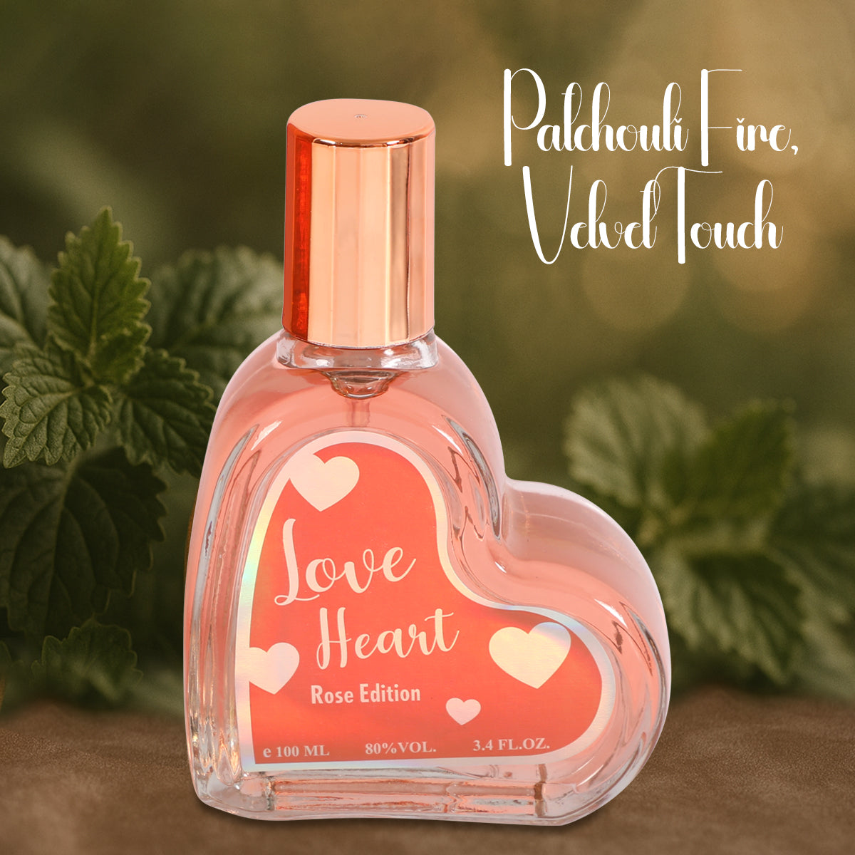 Love Heart Rose Edition Spray Perfume Eau De Parfum For Women - 100ML/3.4 FL.OZ.