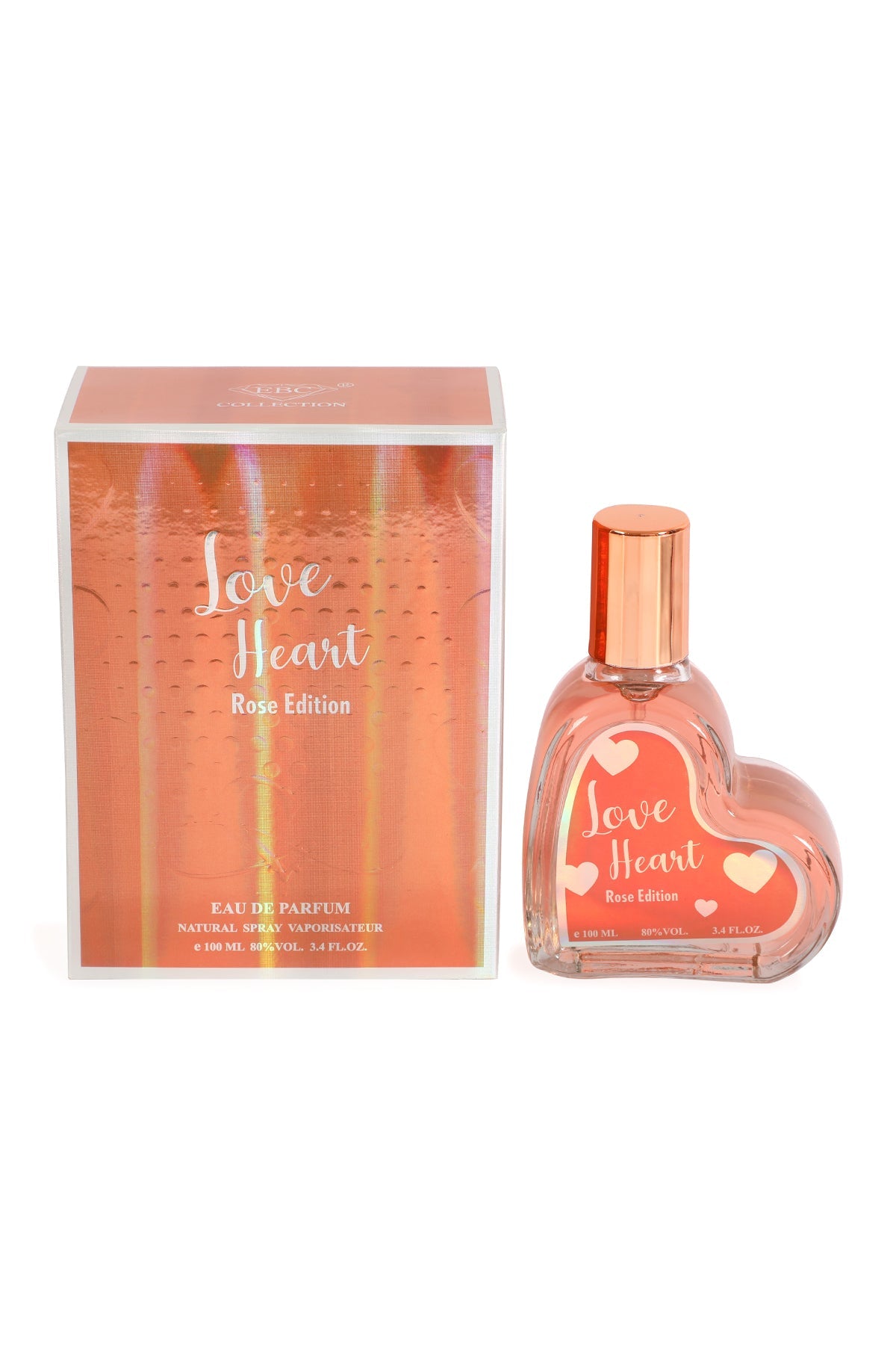 Love Heart Rose Edition Spray Perfume Eau De Parfum For Women - 100ML/3.4 FL.OZ.