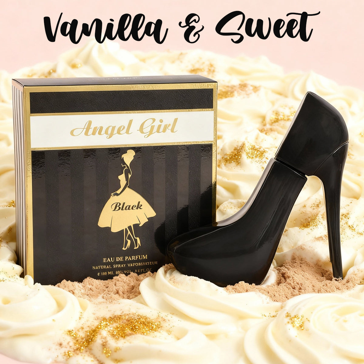Angel Girl Black Spray Perfume Eau De Parfum For Women - 100ML/3.4FL.OZ.