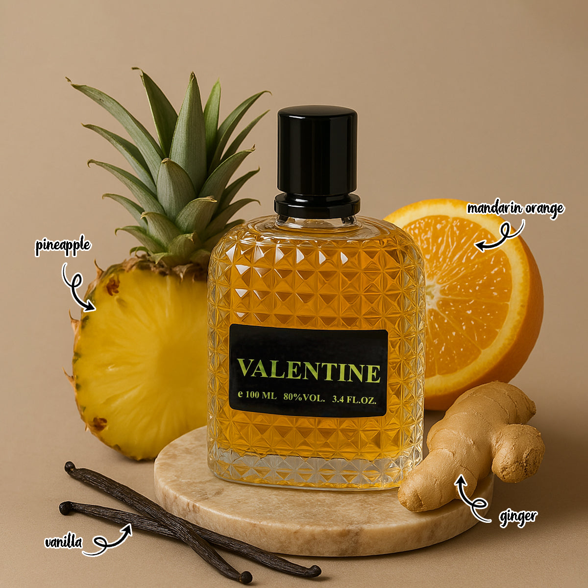 Valentine Spray Perfume Eau De Parfum For Women - 100ML/3.4 FL.OZ.