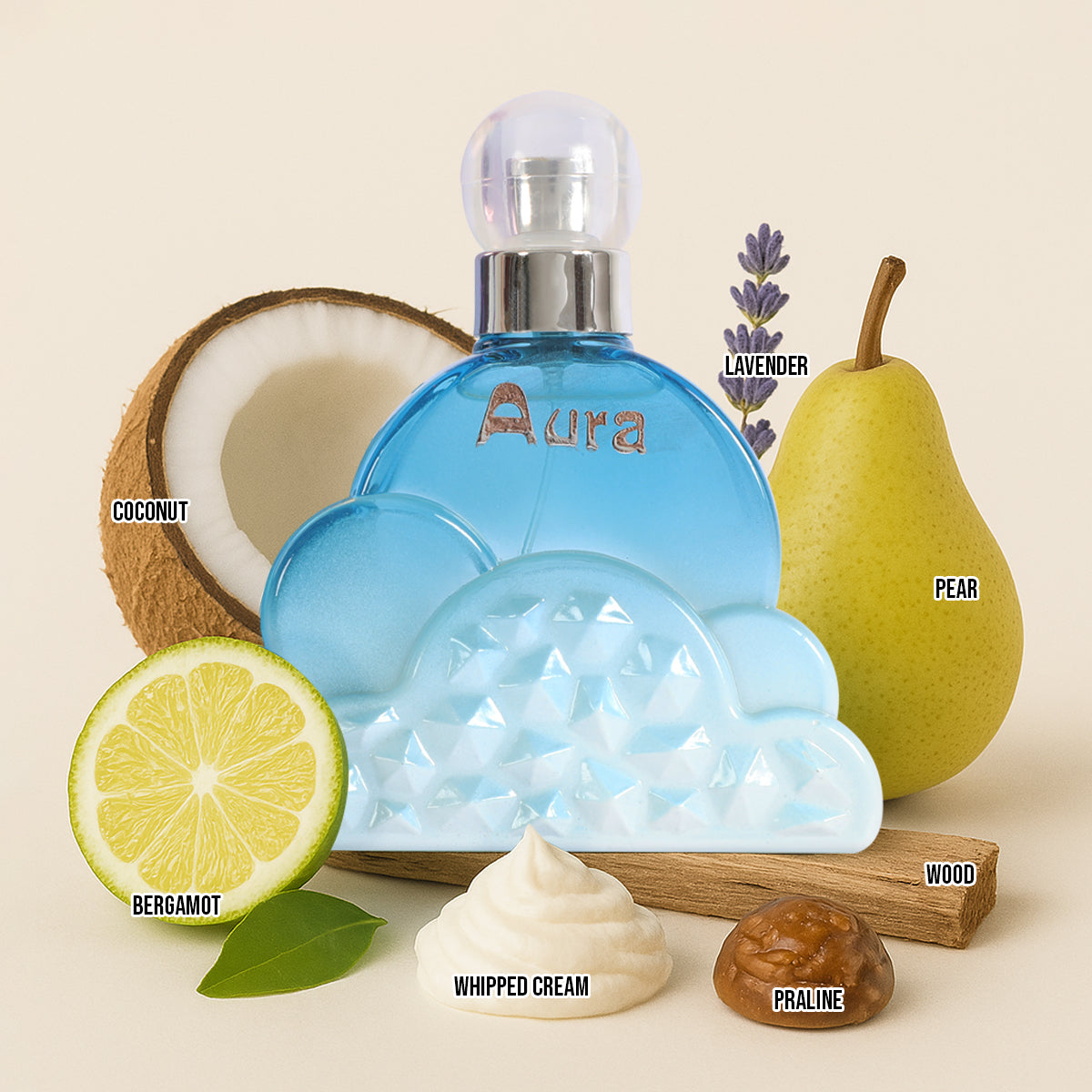 Aura Spray Perfume Eau De Parfum For Women - 100ML/3.4 FL.OZ.