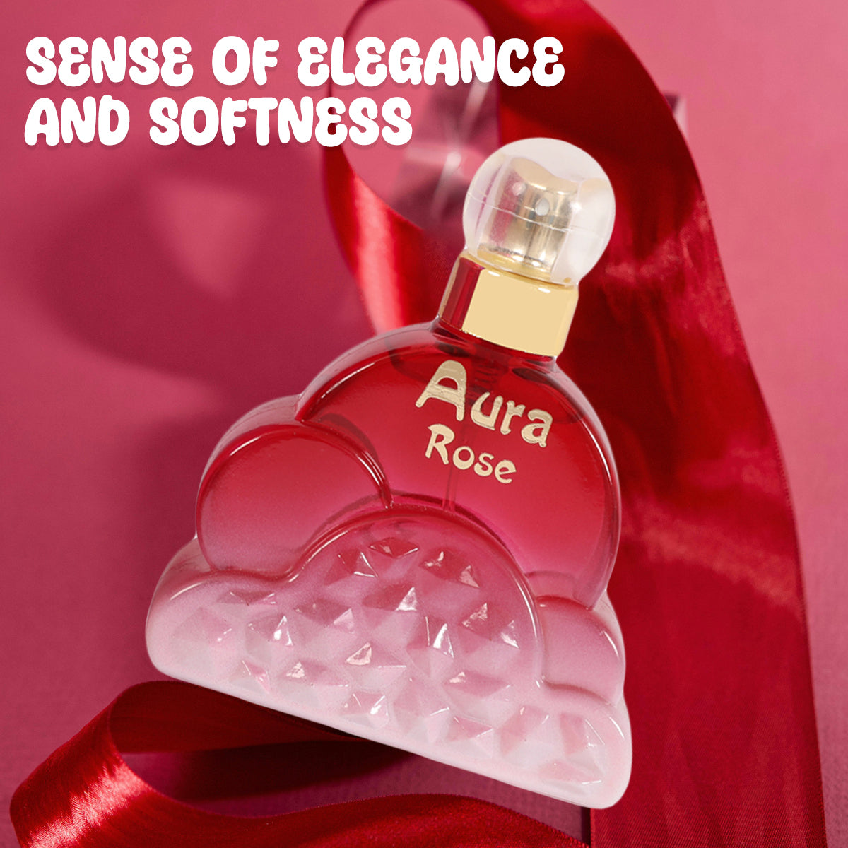 Aura Rose Spray Perfume Eau De Parfum For Women - 100ML/3.4 FL.OZ.