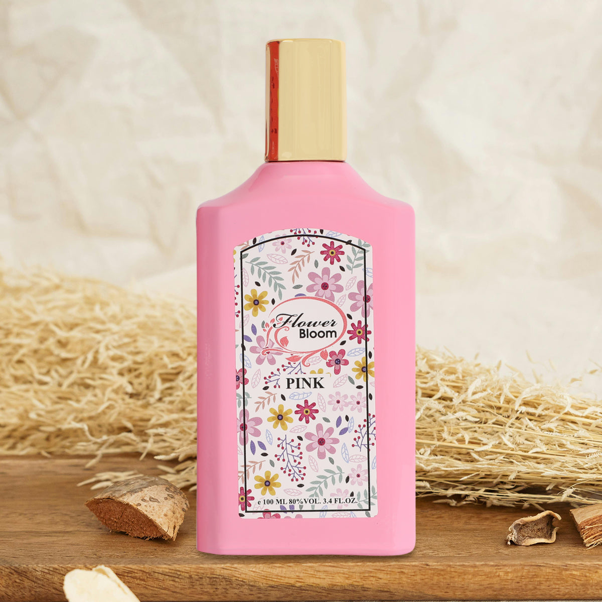 Flower Bloom Pink Spray Perfume Eau De Parfum For Women - 100ML/3.4 FL.OZ.