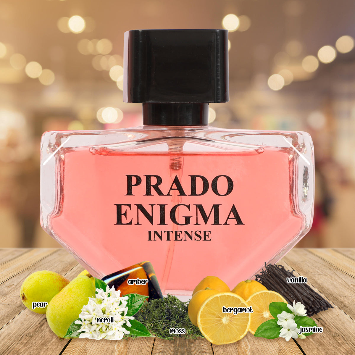 Prado Enigma Intense Spray Perfume Eau De Parfum For Women - 100ML/3.4FL.OZ.