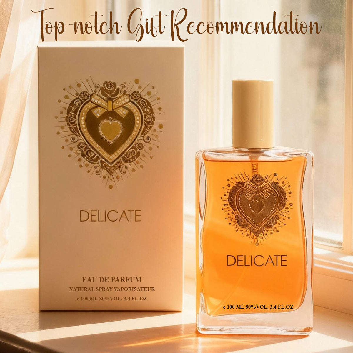 Delicate Spray Perfume Eau De Parfum For Women - 100ML/3.4FL.OZ.
