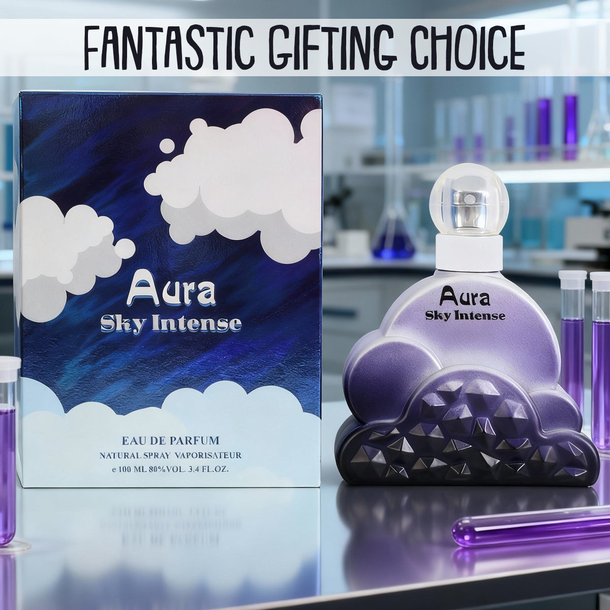Aura Sky Intense Spray Perfume Eau De Parfum For Women - 100ML/3.4FL.OZ.