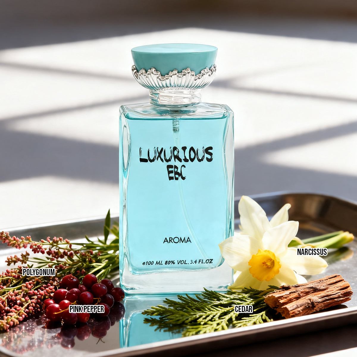 Luxurious Ebc Aroma Spray Perfume Eau De Parfum For Women - 100ML/3.4FL.OZ./3PCS