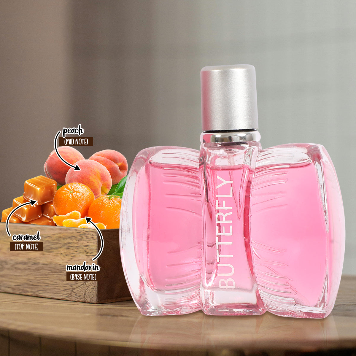 Butterfly Spray Perfume Eau De Parfum For Women - 100ML/3.4 FL.OZ.