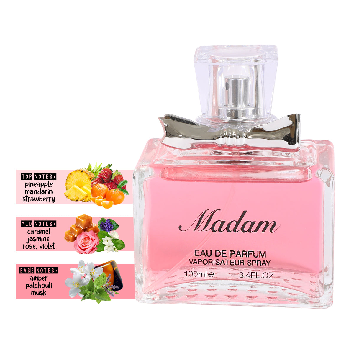 Madam Spray Perfume Eau De Parfum For Women - 100ML/3.4 FL.OZ.