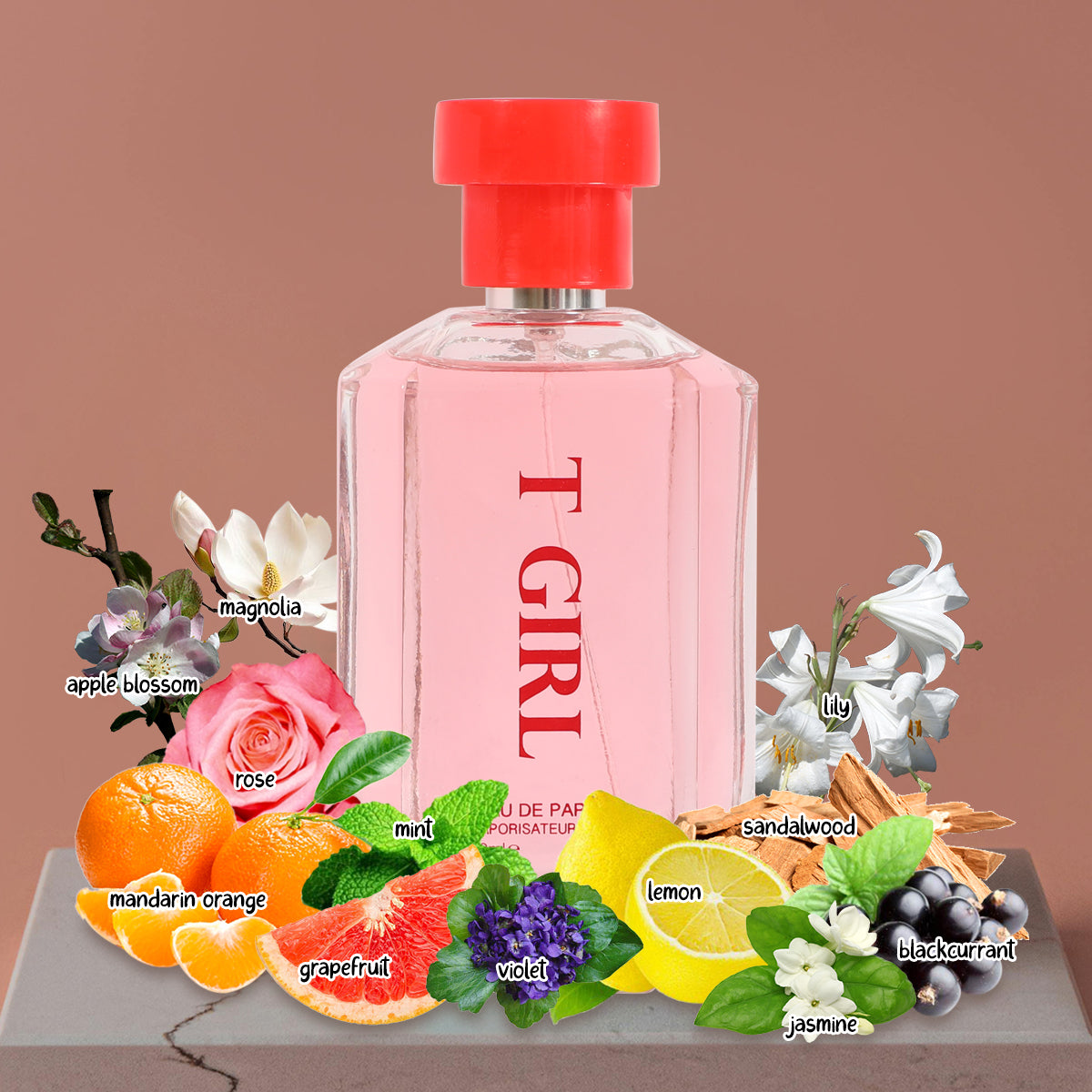T Girl Spray Perfume Eau De Parfum For Women - 100ML/3.4 FL.OZ.