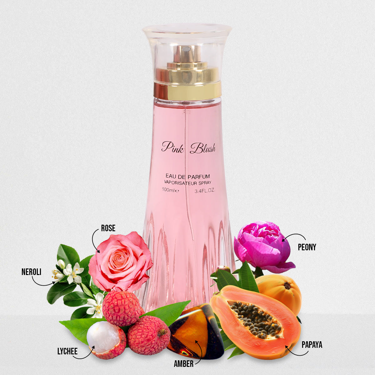 Pink Blush Spray Perfume Eau De Parfum For Women - 100ML/3.4 FL.OZ.