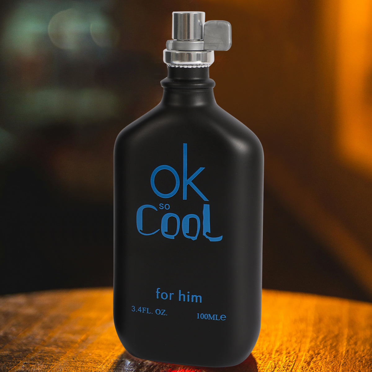Ok So Cool Black Spray Cologne Eau De Toilette For Him - 100ML/3.4 FL.OZ.