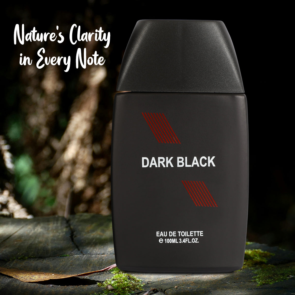 Dark Black Spray Cologne Eau De Toilette For Men - 100ML/3.4 FL.OZ.