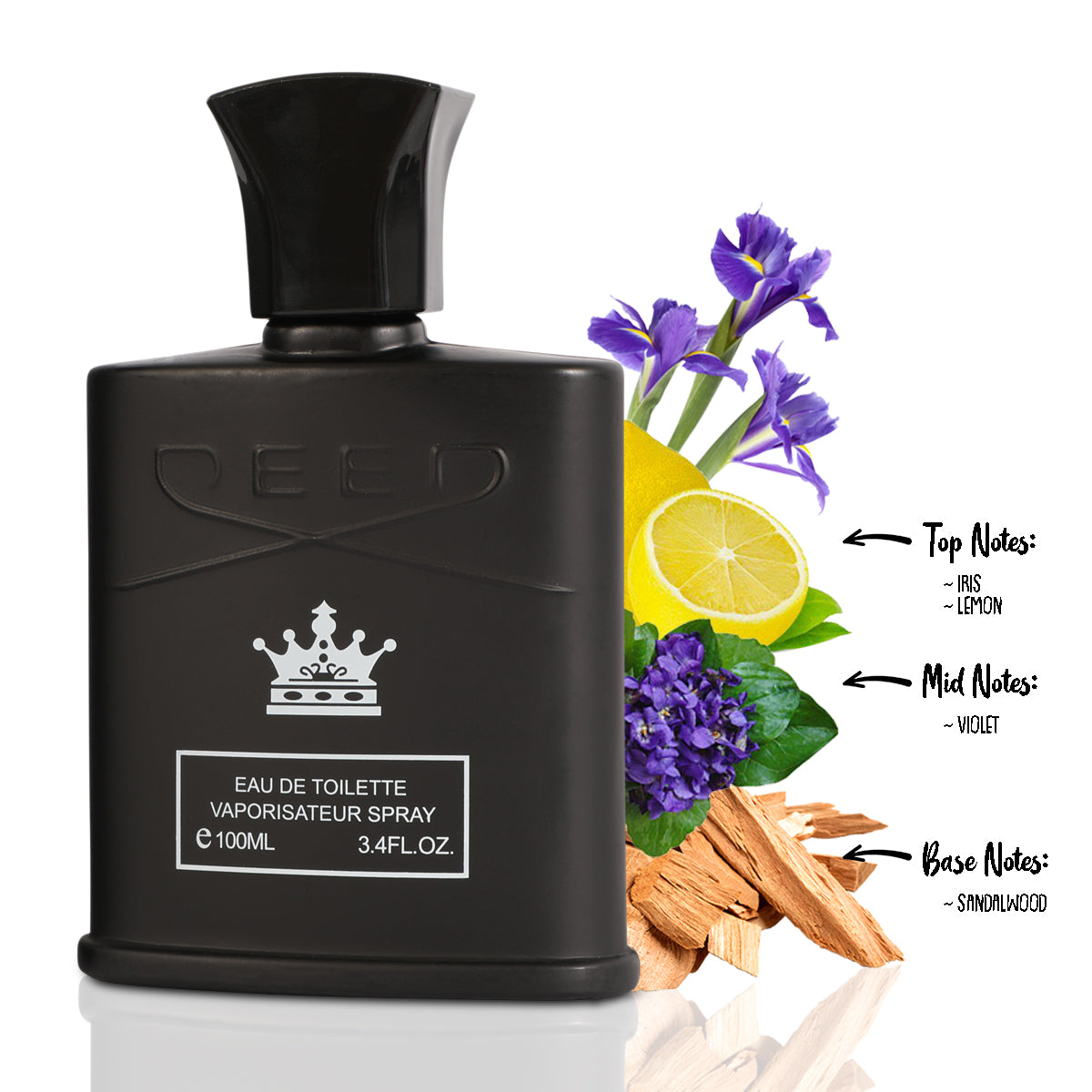 Kind-D Black Spray Cologne Eau De Toilette For Men - 100ML/3.4 FL.OZ.
