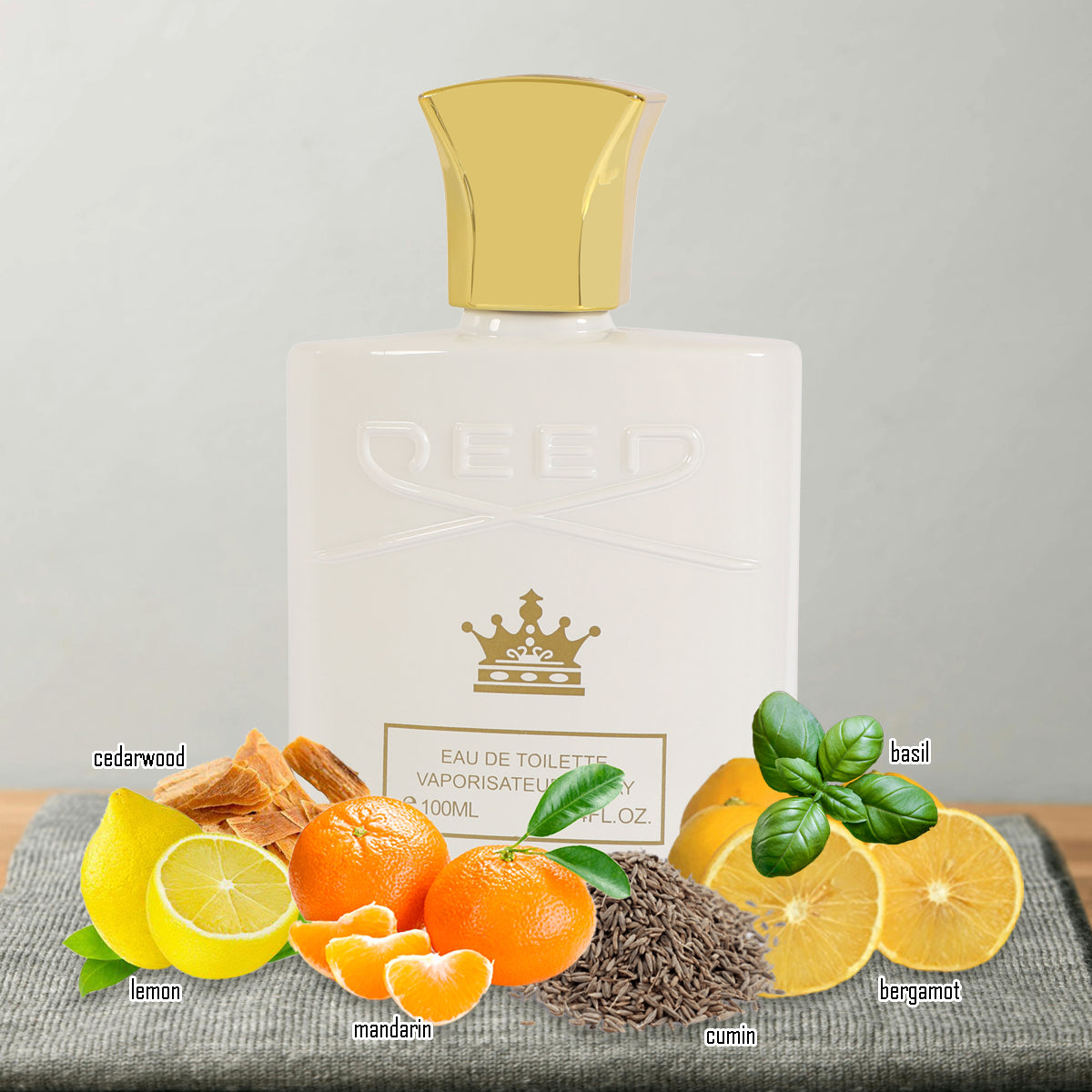 King-D White Spray Cologne Eau De Toilette For Men - 100ML/3.4 FL.OZ.