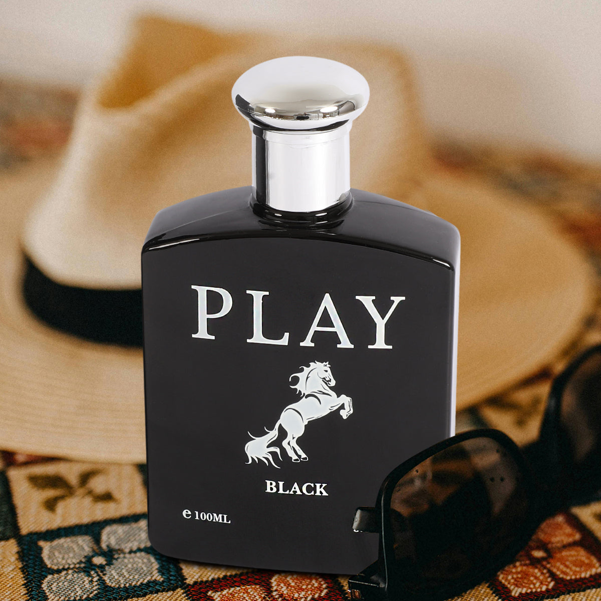 Play Black Spray Cologne Eau De Toilette For Men - 100ML/3.4 FL.OZ.