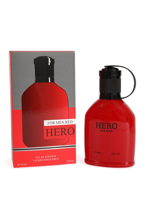 Hero For Men Red Spray Cologne Eau De Toilette For Men - 110ML/3.8 FL.OZ.