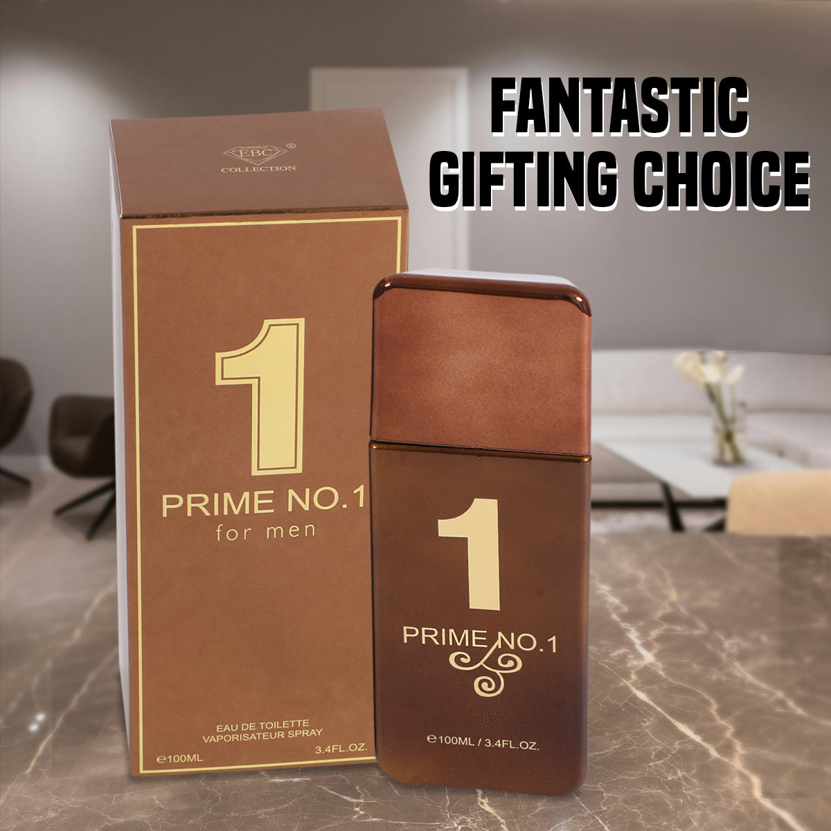 Prime No.1 Spray Cologne Eau De Toilette For Men - 100ML/3.4 FL.OZ.