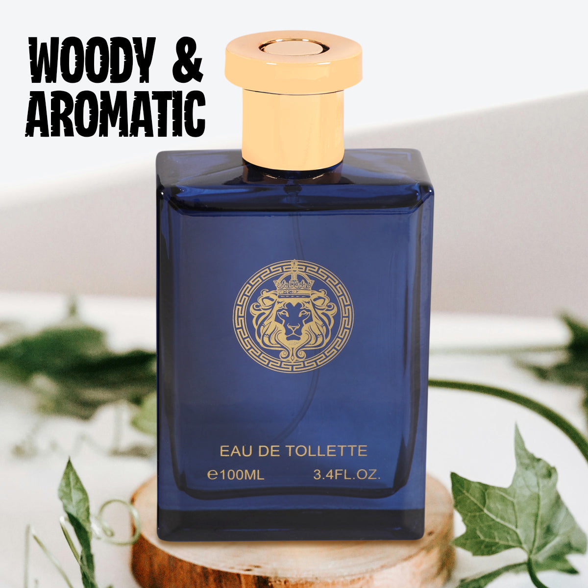 Lion Victor Blue Spray Perfume Eau De Toilette For Men - 100ML/3.4 FL.OZ.