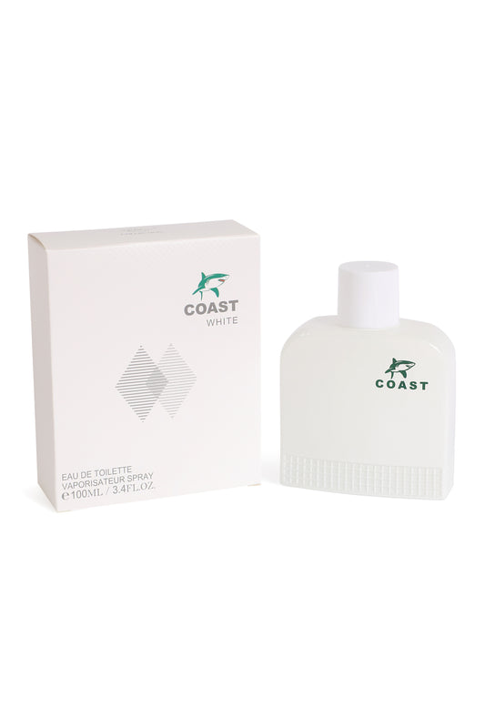 Coast White Spray Cologne Eau De Toilette For Men - 100ML/3.4 FL.OZ.