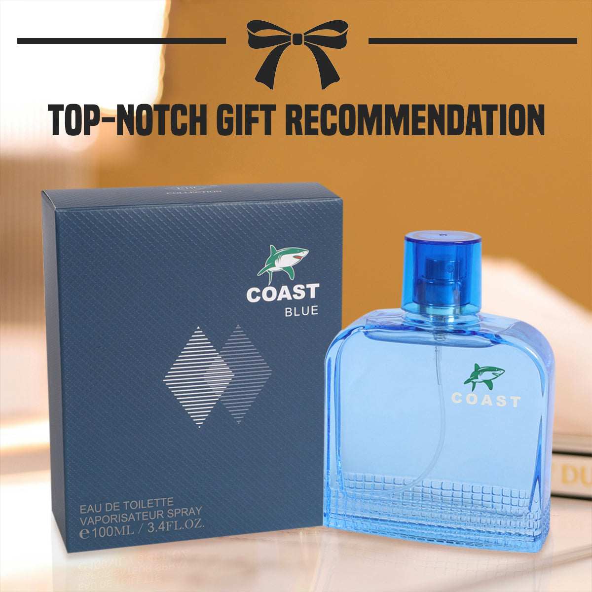 Coast Blue Spray Cologne Eau De Toilette For Men - 100ML/3.4 FL.OZ.