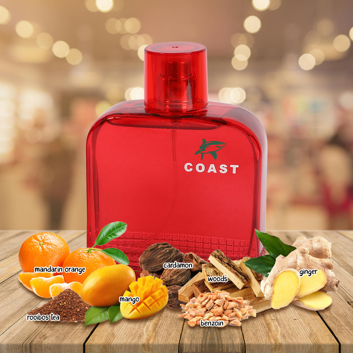 Coast Rouge Spray Cologne Eau De Toilette For Men - 100ML/3.4 FL.OZ.