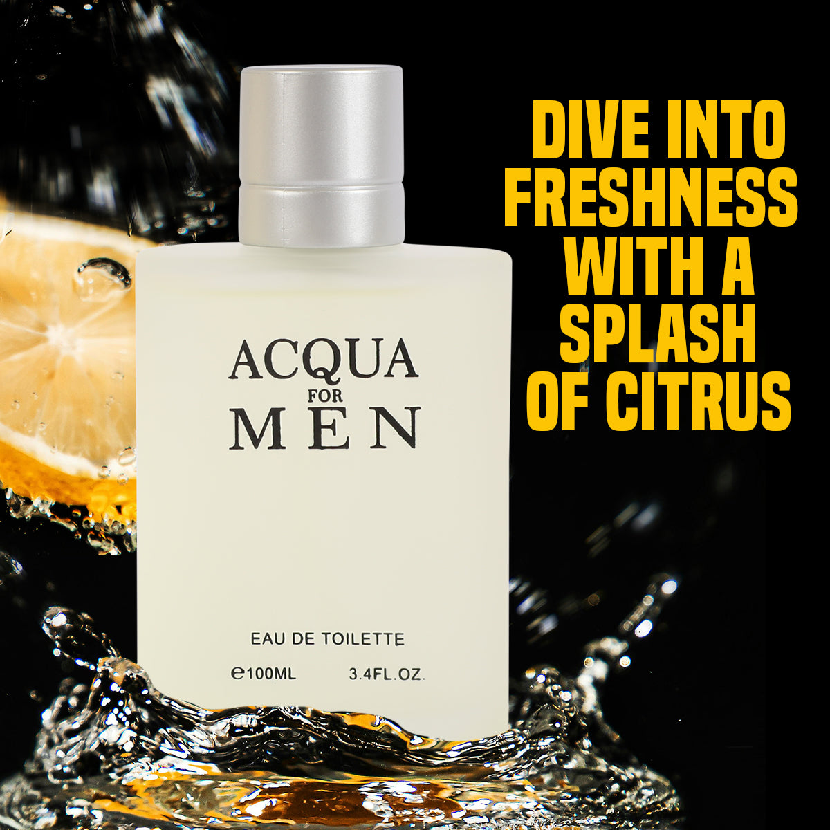 Acqua For Men Spray Cologne Eau De Toilette For Men - 100ML/3.4 FL.OZ.