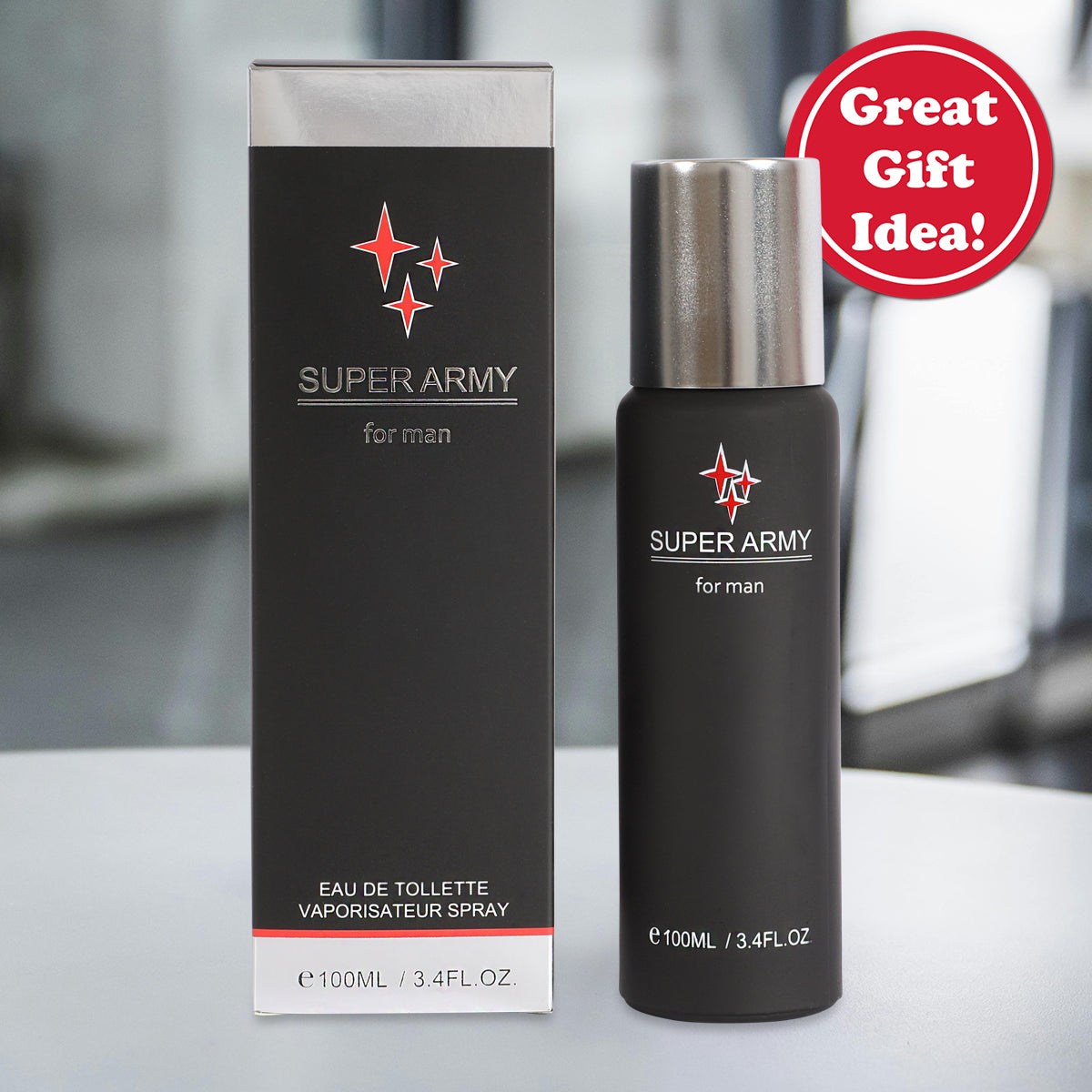 Super Army Spray Cologne Eau De Toilette For Men - 100ML/3.4 FL.OZ.