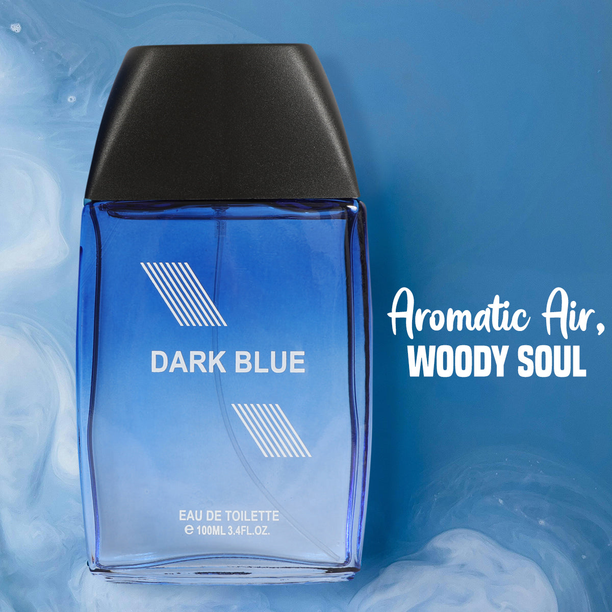 Dark Blue Spray Cologne Eau De Toilette For Men - 100ML/3.4 FL.OZ.