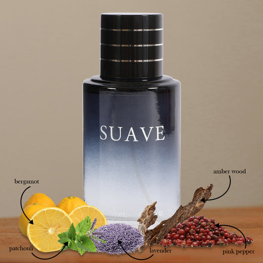 Suave  Spray Cologne Eau De Toilette For Men - 110ML/3.8 FL.OZ./3PCS