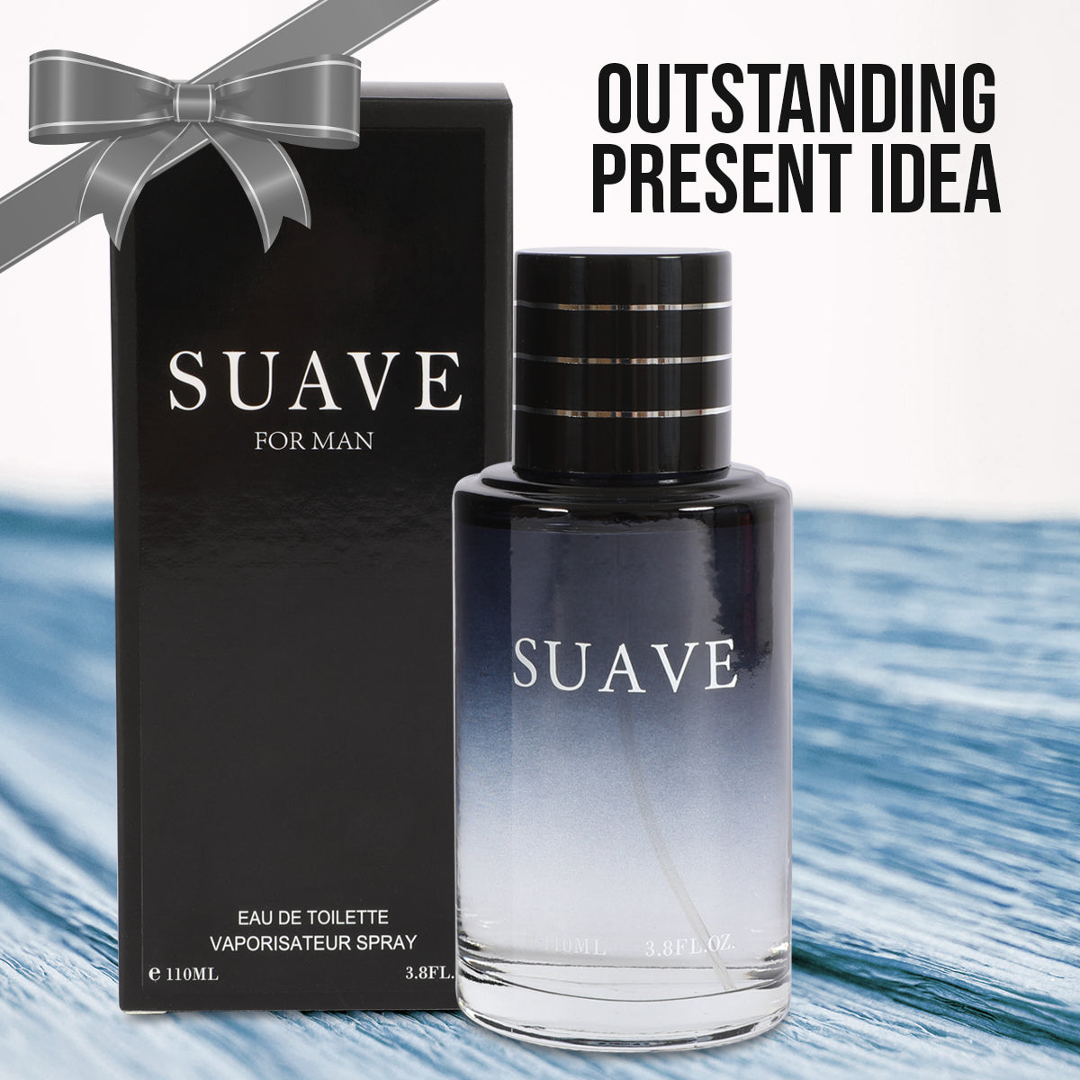 Suave  Spray Cologne Eau De Toilette For Men - 110ML/3.8 FL.OZ./3PCS