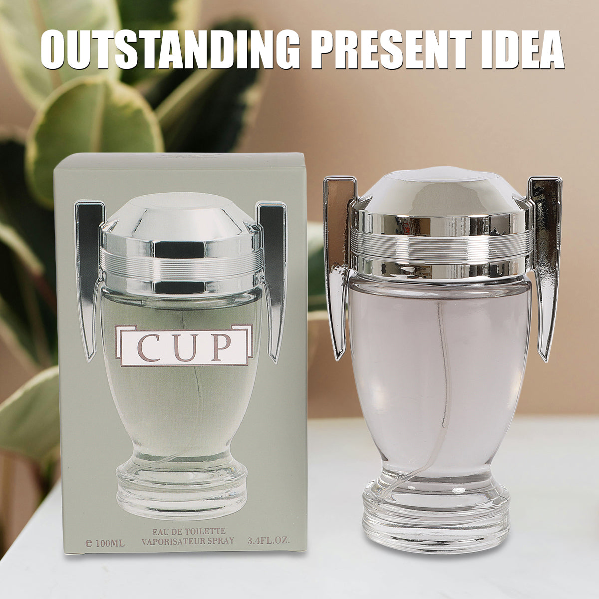 Cup Spray Cologne Eau De Toilette For Men - 100ML/3.4 FL.OZ.