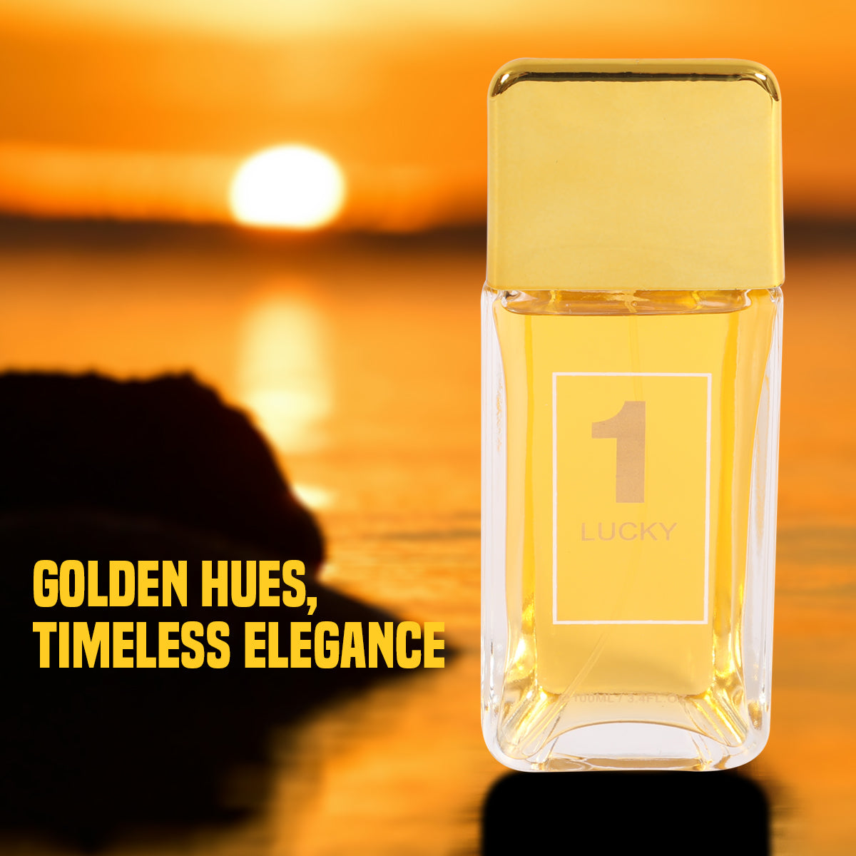 Lucky 1 Spray Cologne Eau De Toilette For Men - 100ML/3.4 FL.OZ.