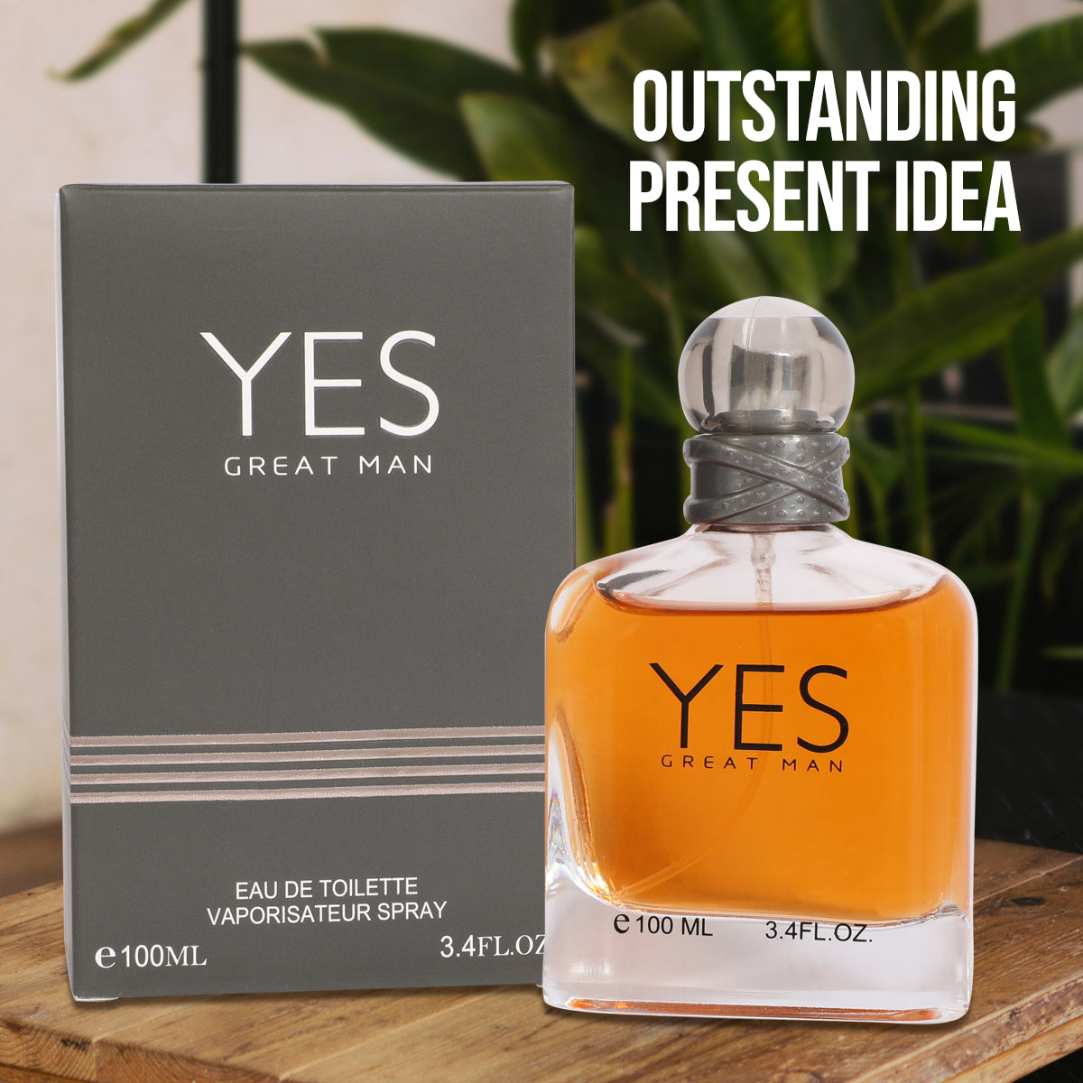 Yes Great Man Spray Cologne Eau De Toilette For Men - 100ML/3.4 FL.OZ.