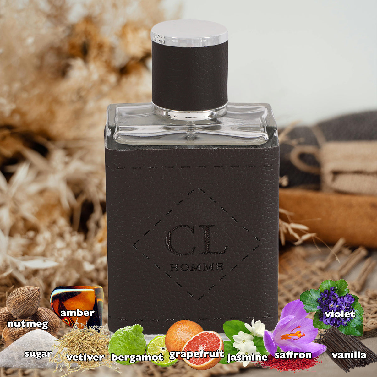 CL Homme Spray Cologne Eau De Toilette For Men - 100ML/3.4 FL.OZ.