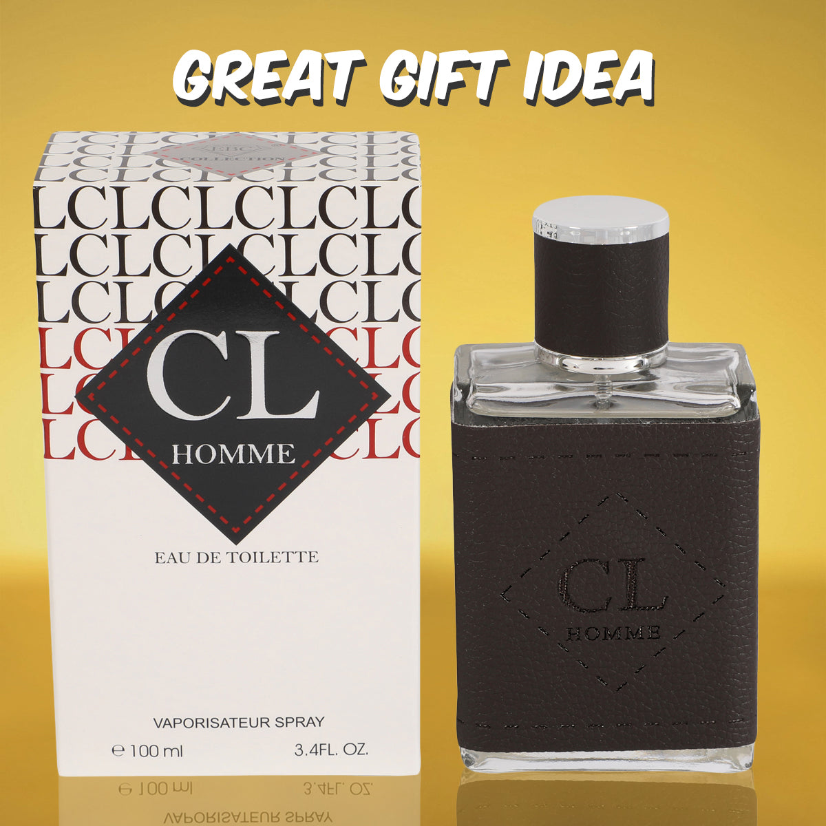 CL Homme Spray Cologne Eau De Toilette For Men - 100ML/3.4 FL.OZ.