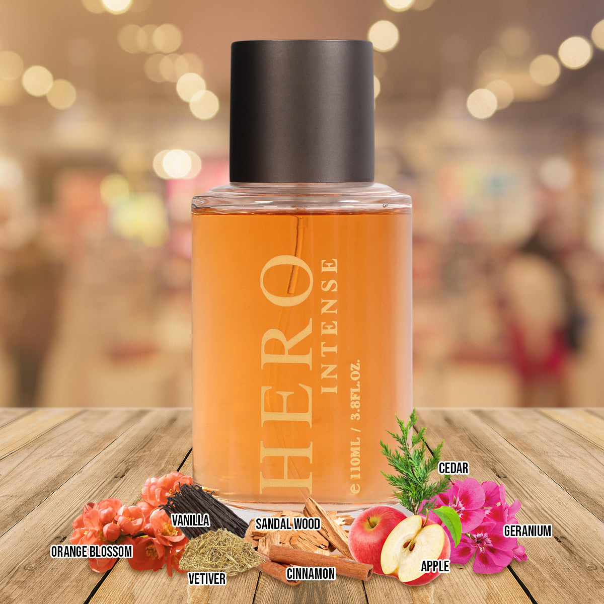 Hero Intense Spray Perfume Eau De Toilette For Men - 100ML/3.8 FL.OZ.