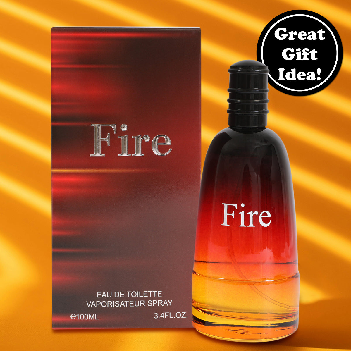 Fire Spray Cologne Eau De Toilette For Men - 100ML/3.4 FL.OZ.