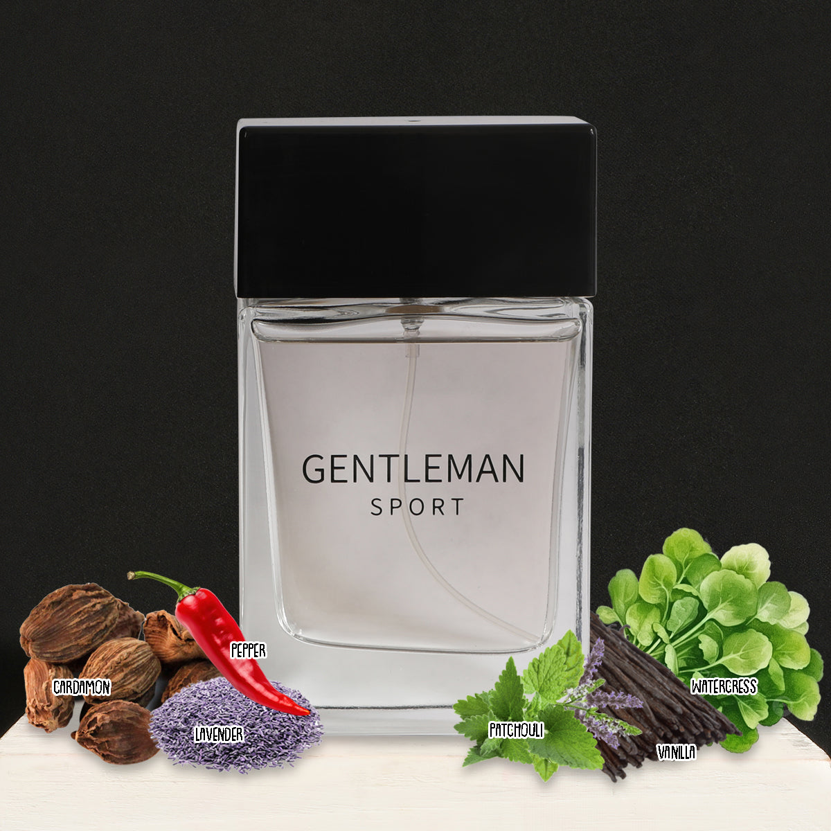 Gentleman Sport Spray Cologne Eau De Toilette For Men - 100ML/3.4 FL.OZ.