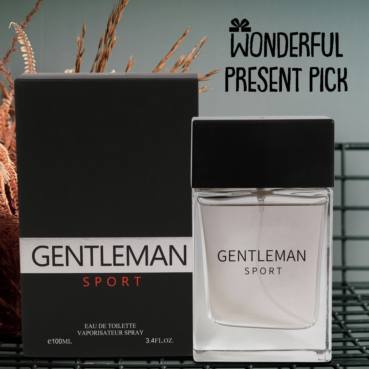 Gentleman Sport Spray Cologne Eau De Toilette For Men - 100ML/3.4 FL.OZ.