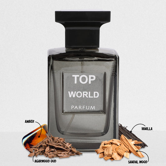 Top World Spray Cologne Eau De Parfum For Men -100ML/3.4 FL.OZ.