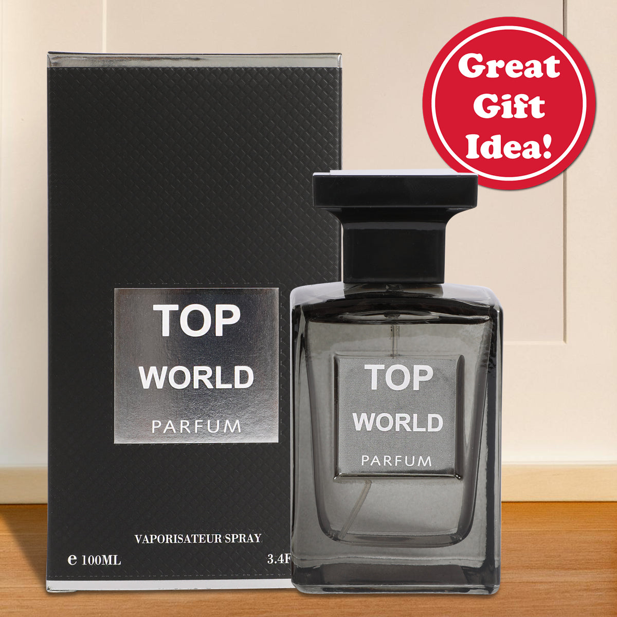 Top World Spray Cologne Eau De Parfum For Men -100ML/3.4 FL.OZ.