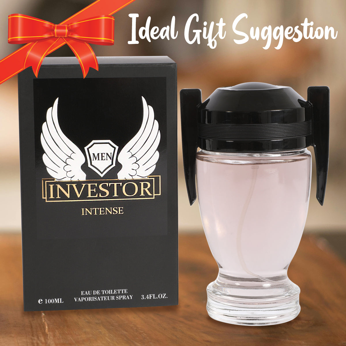 Investor Intense Spray Cologne Eau De Toilette For Men - 100ML/3.4 FL.OZ.
