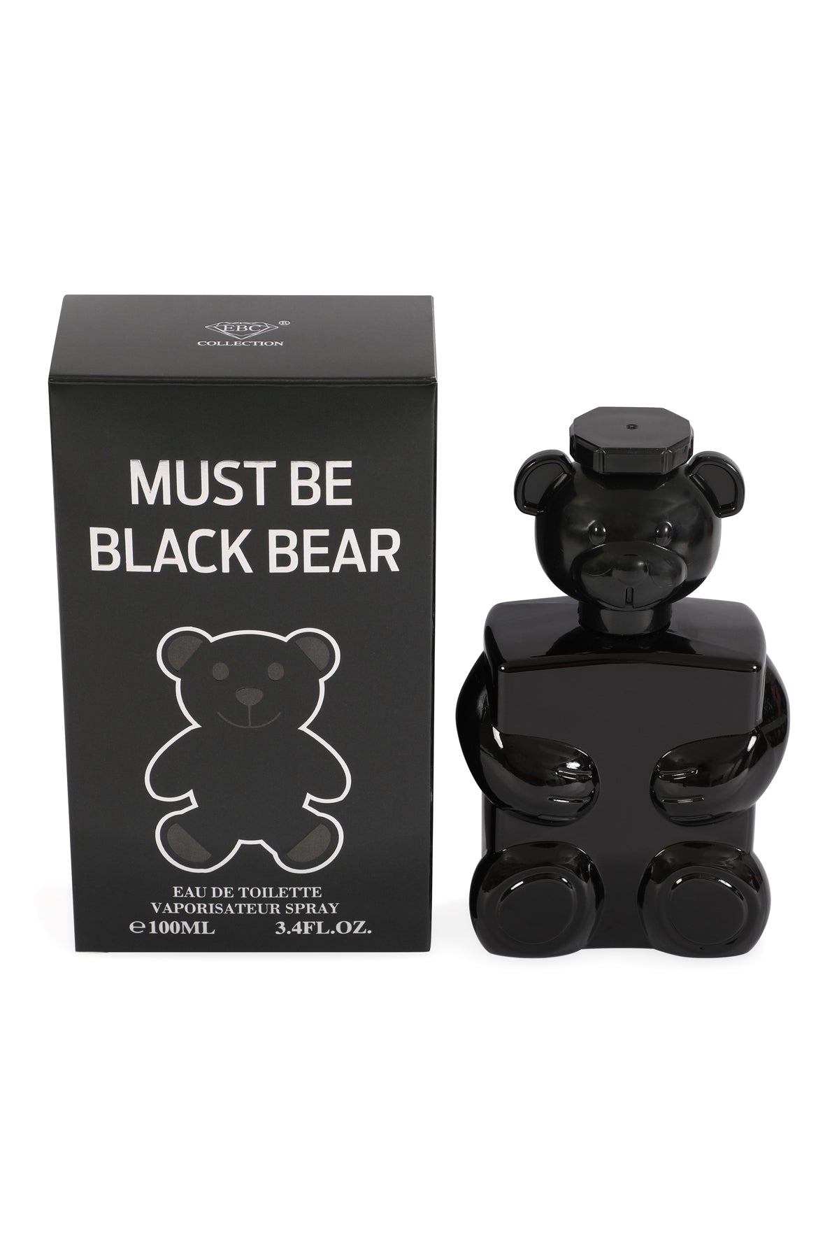 Must Be Black Bear Spray Cologne Eau De Toilette For Men - 100ML/3.4 FL.OZ.