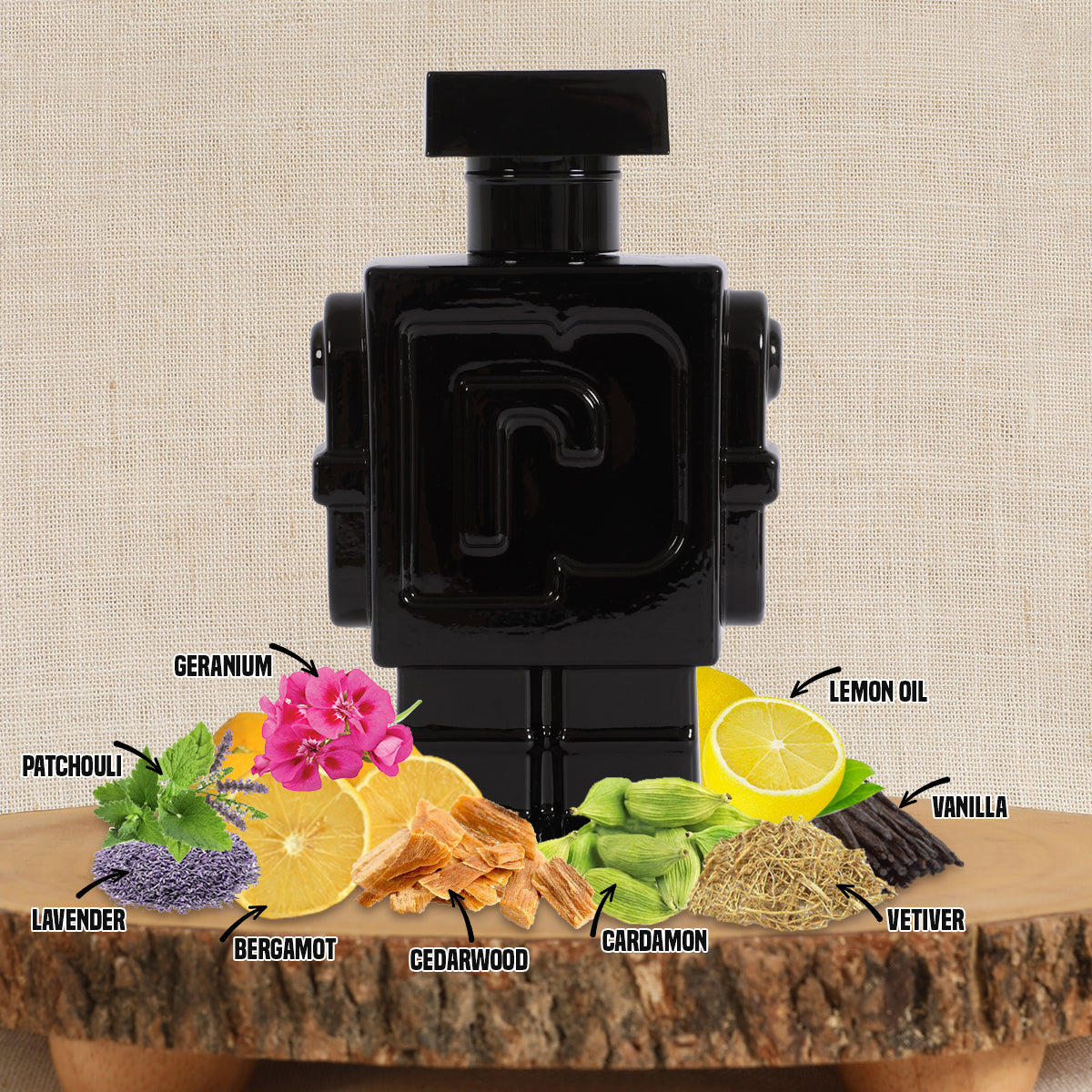 Robot Black Spray Cologne Eau De Toilette For Men - 100ML/3.4 FL.OZ.